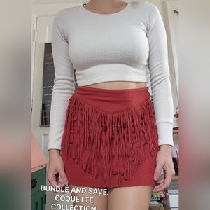 TOP Forever 21 fitted white sweater